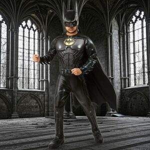 DC Batman Halloween Costume Perfect for Any Hero! Sz S (6-7) by Rubies